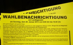 Wahlbenachrichtigung