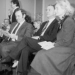 Dr. Ernst Albrecht (mi) mit Frau Heidi Adele, rechts Bürgermeister Alfred Ziemba