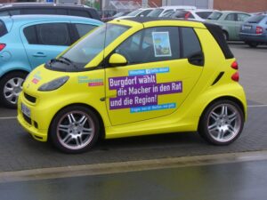 Werbung zur Stadtratswahl
